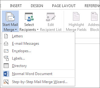 use mail merge in word 2010 for mac